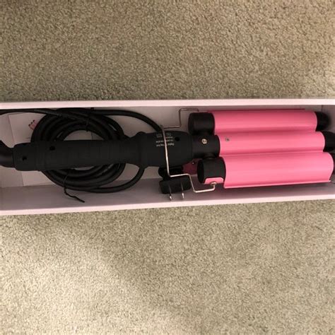Allure Hair Allure 3 Barrel Curling Waver Iron Pink And