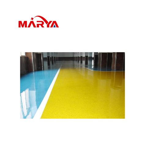 Marya Cleanroom Epoxy Colored Sand Floor China Floor And Flooring
