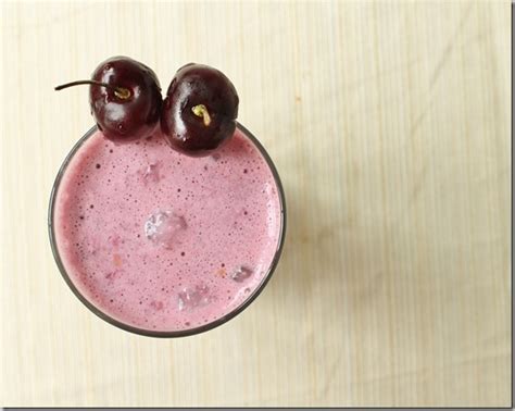 Cherry Vanilla Almond Smoothie Running To The Kitchen®