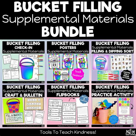 Bucket Filling And Dipping Supplemental Materials Bundle Kindness