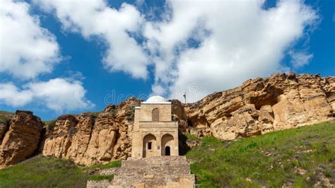 Ancient Diri Baba Mausoleum 14th Century Gobustan City Azerbaijan