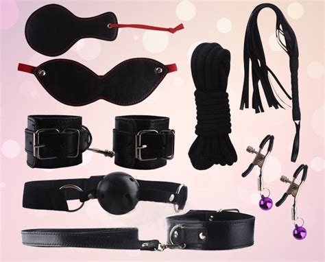 faux leather fetish bondage kit hogtie set sex toys for couples adult restraints sm games