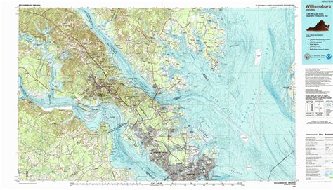 Richmond Topographic Map Va Md Usgs Topo 1250000 Scale