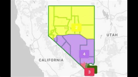 A New Congressional District Map Introduced In Nevada On Tuesday