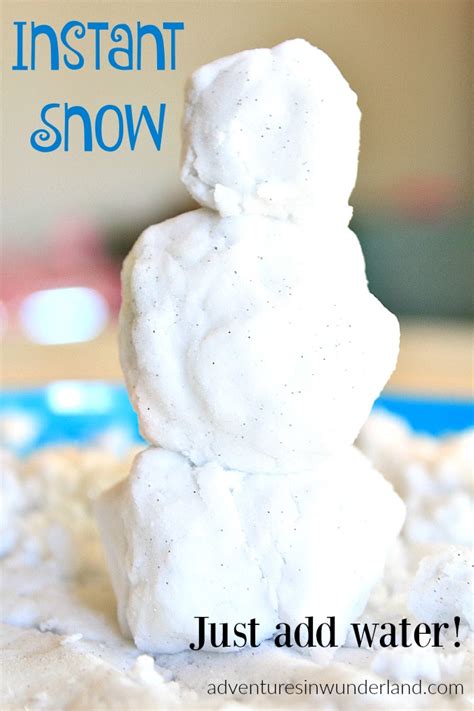 Instant Snow How To Make The Best Snow Dough