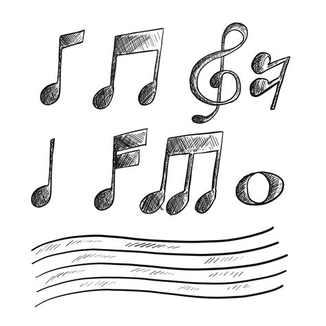 Hand Drawn Sketch Of Music Note 275167 Vector Art At Vecteezy