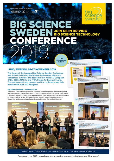 Big Science Sweden Conference 2019 In English By Bigsciencesweden Issuu