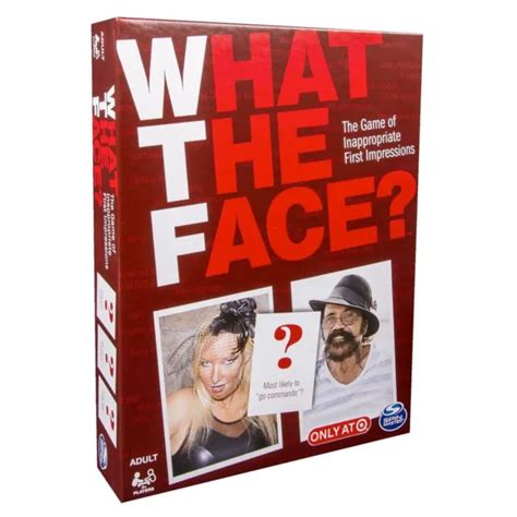 Spin Master Games What The Face Inappropriate Board Game 2888