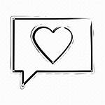 Icon Heart Compassion Conversation Speech Lover Romantic