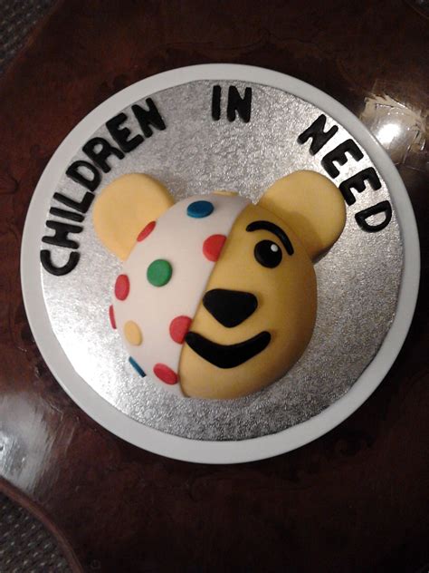 Pudsey Cake To Be Raffled For Children In Need Fundraiser At Work 2015