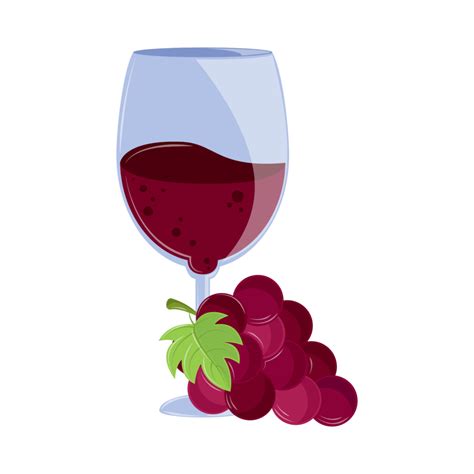 Red Wine Common Grape Vine Generative Ai 28064603 Png