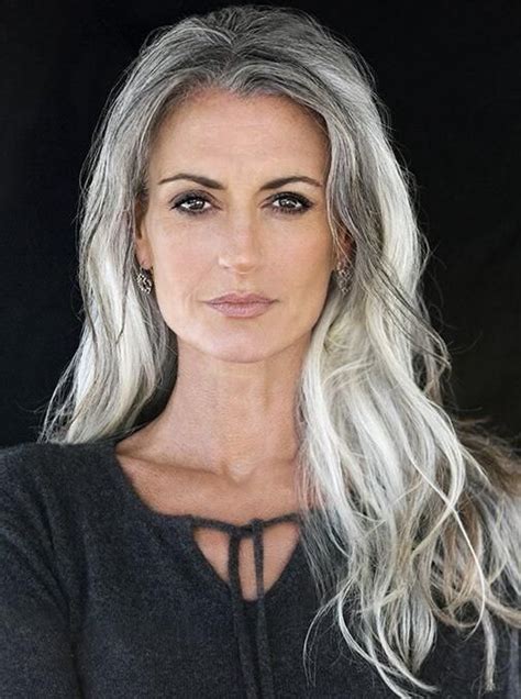 15 Best Collection Of Long Hairstyles For Grey Haired Woman