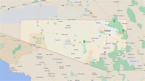 Cities And Towns In Pima County Arizona