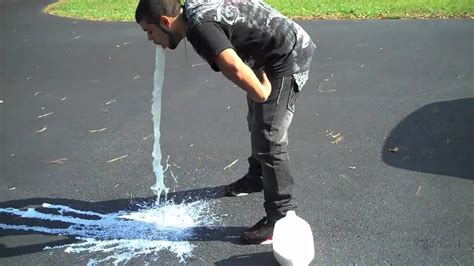 Milk Gallon Challenge Attempt 2 Gone Wrongepic Fail Youtube