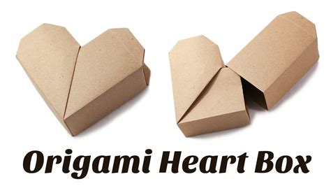 Origami Heart Box Instructions Diy Tutorial Paper Kawaii