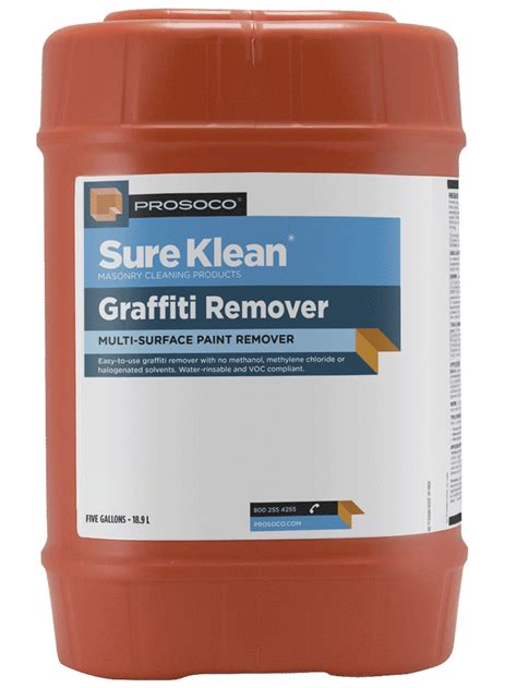 Graffiti Remover And Cleaner Prosoco