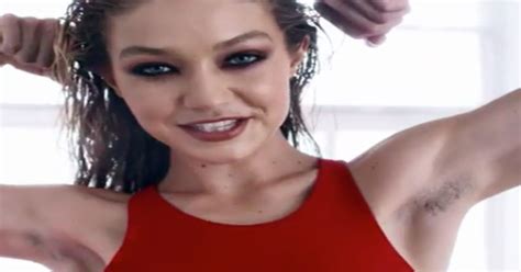 gigi hadid divides fans as she flaunts armpit hair in skimpy red outfit for festive video ok