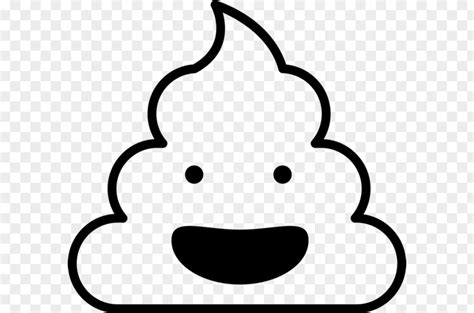 Happy Poop Coloring Book Pile Of Poo Emoji Drawing Smiley Png Image