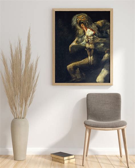 Francisco Goya Saturn Devouring His Son Saturn Print Etsy