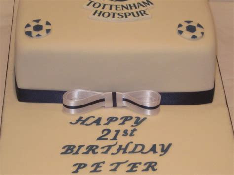 One Tier Tottenham Football Birthday Cake Neo Cakes