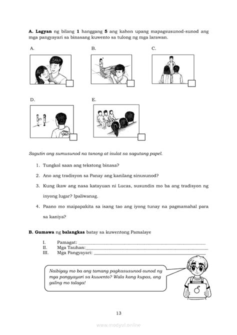 Pagkakasunod Sunod Ng Mga Pangyayari Sa Kwento Worksheets Pdf My Xxx