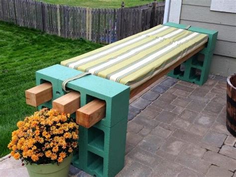 Some concrete block structures look like lego gone wrong. DIY Garden Benches and Tables Made with Cinder Blocks
