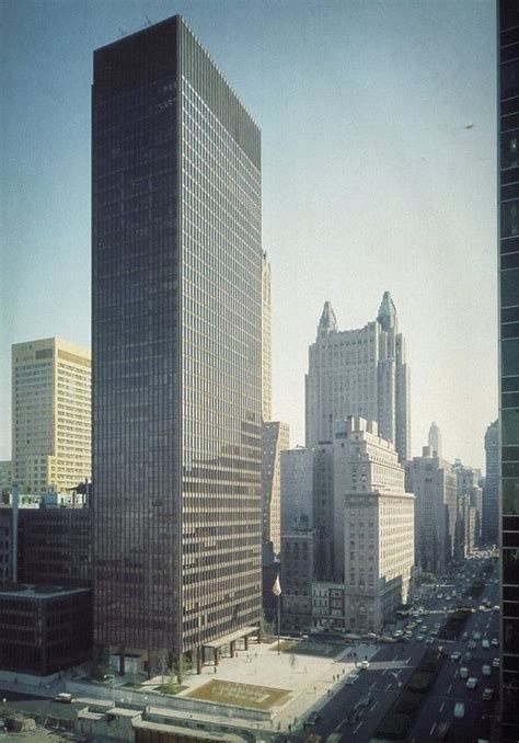 Seagram Building New York 1958 Classics Of Architecture