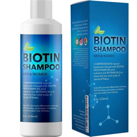 Saw palmetto, biotin, tea tree oil, aloe vera. Natural Biotin Shampoo and Conditioner For Hair Loss - DHT ...