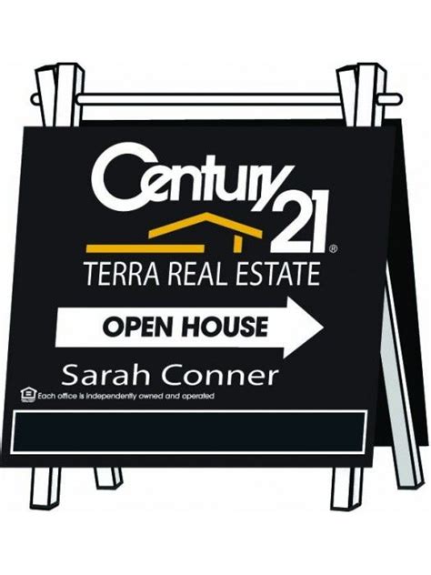 Century 21 Open House A Frame B Open House Signs Open House Century