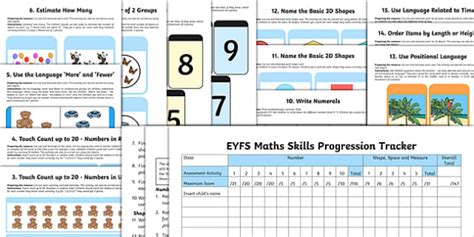Eyfs Maths Skills Progression Tracker And Resource Pack Eyfs Math Hot Sex Picture