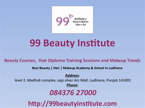 Basic Tips From Beauty Academy In Ludhiana 99 Beauty Institute By