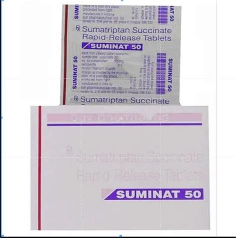 Sumatriptan Succinate Tablets At Rs Stripe Imitrex Tablet In