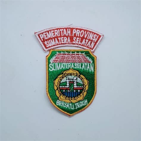 Jual Logo Bordir Provinsi Sumatera Selatan Begde Badge Logo