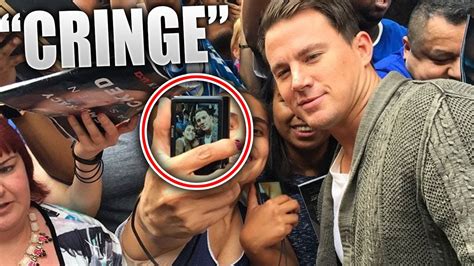 The Cringiest Fans Meeting Celebrities Compilation Funny Cringe