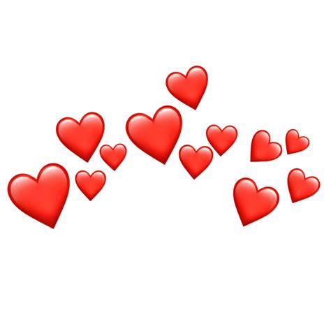 Heart Crown Heartcrown Heartred Emoji Coroa Coração Wha Com Imagens