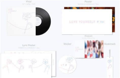 Bts Love Yourself Her Vinyle Edition Collector Limitee Coffret