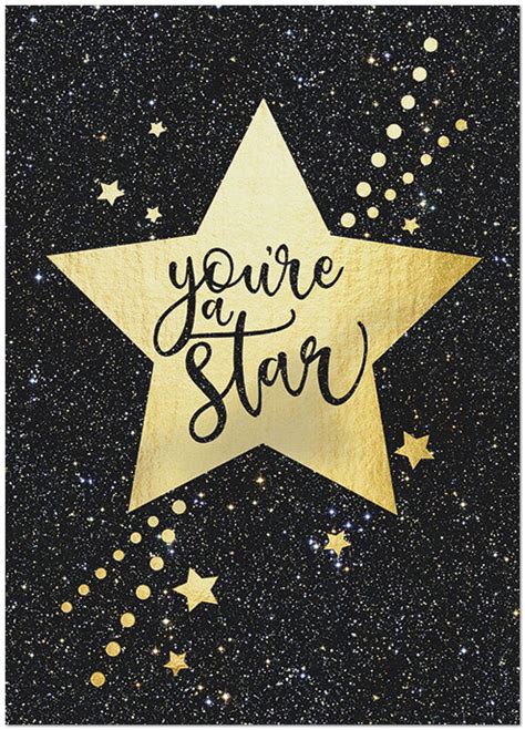 Youre A Star Card Employee Congratulations Cards Posty Cards