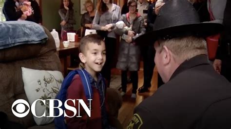 7 Year Old Boy Gets Police Escort To Last Cancer Treatment Youtube