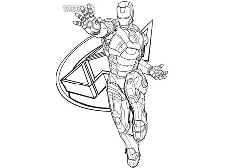 Iron Man Avengers Coloring Pages Coloring Pages