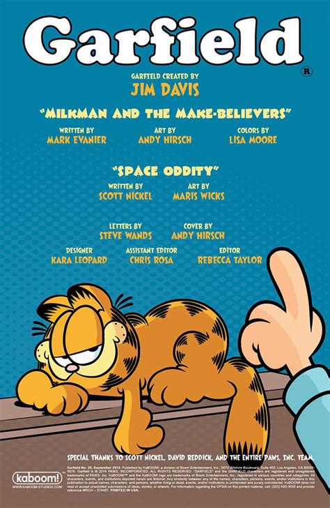 Sneak Peek Garfield 29 — Major Spoilers — Comic Book Reviews News