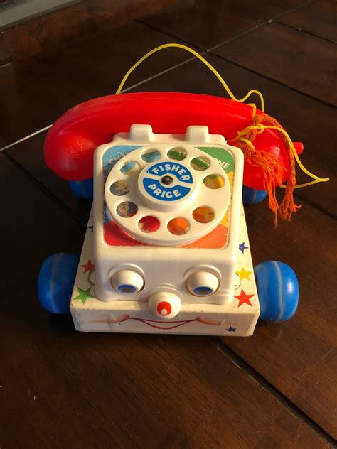 1985 Vintage Fisher Price Toy Telephone Free Shipping Etsy