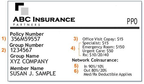 Fake Health Insurance Card Template Beautiful Sample Insurance Card