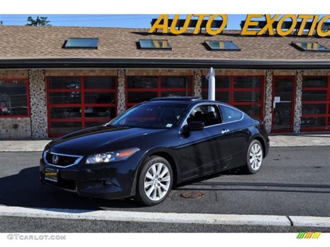 2008 Nighthawk Black Pearl Honda Accord Ex L V6 Coupe 37700050 Photo