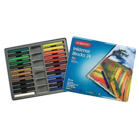 Derwent Inktense Block Color Tin Set Derwent Inktense Ink Block