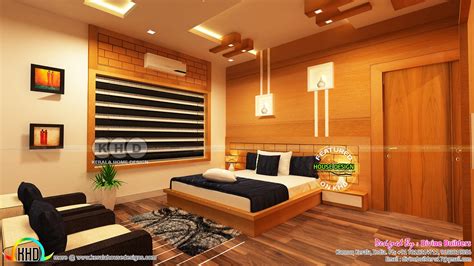 Kerala Interior Designs Bedroom And Dining February 2018 Kerala