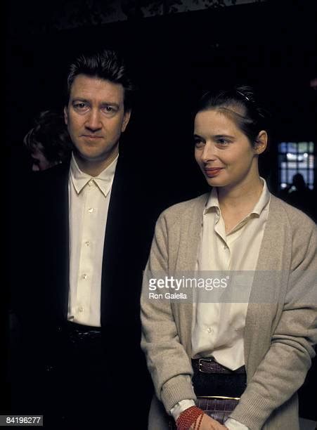 Isabella Rossellini And David Lynch Fotografías E Imágenes De Stock