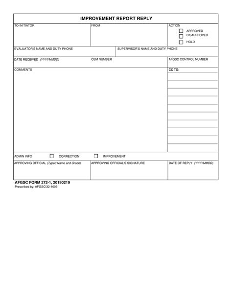 Afgsc Form 272 1 Fill Out Sign Online And Download Fillable Pdf