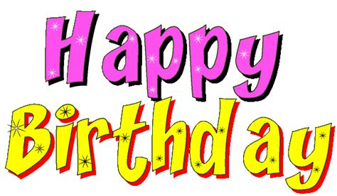 Happy Birthday Clip Art Animation Clipart Best