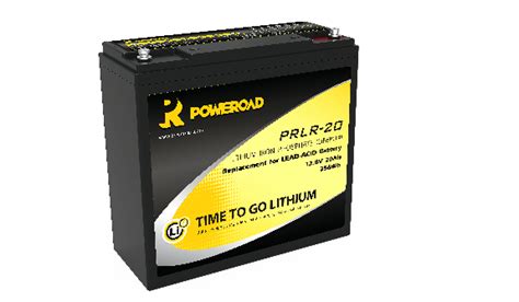 12v Poweroad 20ah Lithium Golf Trolley Battery Alpha Batteries