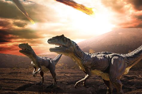 Lextinction Des Dinosaures Causée Par Deux Astéroïdes